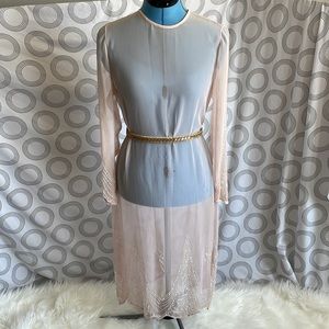Art Deco Beaded Sheer Dress